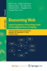 Image for Reasoning Web: Logical Foundation of Knowledge Graph Construction and Query Answering : 12th International Summer School 2016, Aberdeen, UK, September 5-9, 2016, Tutorial Lectures