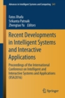 Image for Recent Developments in Intelligent Systems and Interactive Applications