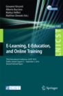 Image for E-Learning, E-Education, and Online Training: third International Conference, eLEOT 2016, Dublin, Ireland, August 31-September 2, 2016, Revised selected papers