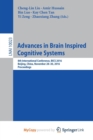 Image for Advances in Brain Inspired Cognitive Systems