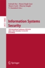 Image for Information Systems Security: 12th International Conference, ICISS 2016, Jaipur, India, December 16-20, 2016, Proceedings