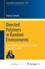 Image for Directed Polymers in Random Environments