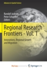 Image for Regional Research Frontiers - Vol. 1