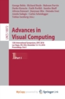 Image for Advances in Visual Computing : 12th International Symposium, ISVC 2016, Las Vegas, NV, USA, December 12-14, 2016, Proceedings, Part I