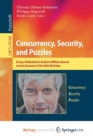 Image for Concurrency, Security, and Puzzles