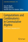Image for Computations and combinatorics in commutative algebra  : EACA School, Valladolid 2013