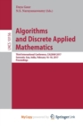 Image for Algorithms and Discrete Applied Mathematics