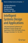 Image for Intelligent Systems Design and Applications : 16th International Conference on Intelligent Systems Design and Applications (ISDA 2016) held in Porto, Portugal, December 16-18, 2016