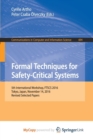Image for Formal Techniques for Safety-Critical Systems : 5th International Workshop, FTSCS 2016, Tokyo, Japan, November 14, 2016, Revised Selected Papers