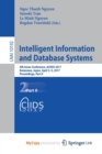 Image for Intelligent Information and Database Systems : 9th Asian Conference, ACIIDS 2017, Kanazawa, Japan, April 3-5, 2017, Proceedings, Part II