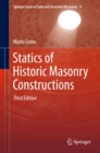 Image for Statics of historic masonry constructions : 1