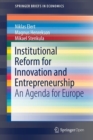 Image for Institutional reform for innovation and entrepreneurship  : an agenda for Europe