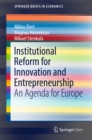 Image for Institutional Reform for Innovation and Entrepreneurship: an Agenda for Europe