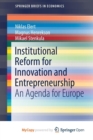 Image for Institutional Reform for Innovation and Entrepreneurship