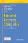 Image for Extended abstracts spring 2016  : nonsmooth dynamics