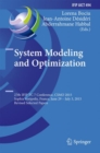 Image for System modeling and optimization: 27th IFIP TC 7 Conference, CSMO 2015, Sophia Antipolis, France, June 29 - July 3, 2015, Revised selected papers
