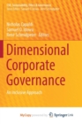Image for Dimensional Corporate Governance