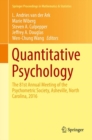 Image for Quantitative Psychology: The 81st Annual Meeting of the Psychometric Society, Asheville, North Carolina, 2016