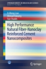 Image for High performance natural fiber-nanoclay reinforced cement nanocomposites
