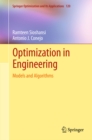 Image for Optimization in engineering: models and algorithms : volume 120