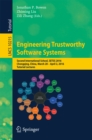 Image for Engineering trustworthy software systems: second International School, SETSS 2016, Chongqing, China, March 28-April 2, 2016, Tutorial lectures