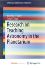 Image for Research on Teaching Astronomy in the Planetarium