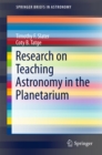 Image for Research on Teaching Astronomy in the Planetarium