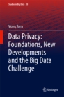 Image for Data Privacy: Foundations, New Developments and the Big Data Challenge : 28