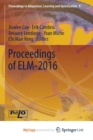 Image for Proceedings of ELM-2016