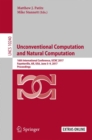 Image for Unconventional Computation and Natural Computation
