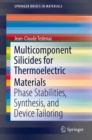 Image for Multicomponent silicides for thermoelectric materials  : phase stabilities, synthesis, and device tailoring