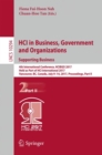 Image for HCI in business, government and organizations - supporting business  : 4th International Conference, HCIBGO 2017, held as part of HCI International 2017, Vancouver, BC, Canada, July 9-14, 2017, proceP