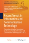 Image for Recent Trends in Information and Communication Technology