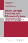 Image for Natural Language Processing and Information Systems