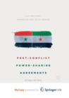 Image for Post-Conflict Power-Sharing Agreements : Options for Syria 