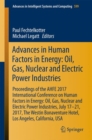 Image for Advances in Human Factors in Energy: Oil, Gas, Nuclear and Electric Power Industries