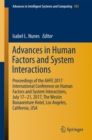 Image for Advances in human factors and system interactions  : proceedings of the AHFE 2017 Conference on Human Factors and System Interactions, July 17-21, 2017, Los Angeles, California, USA