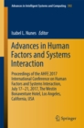 Image for Advances in human factors and system interactions: proceedings of the AHFE 2017 International Conference on Human Factors and Systems Interaction, July 17-21, 2017, The Westin Bonaventure Hotel, Los Angeles, California, USA : 592