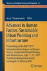 Image for Advances in Human Factors, Sustainable Urban Planning and Infrastructure