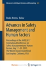 Image for Advances in Safety Management and Human Factors : Proceedings of the AHFE 2017 International Conference on Safety Management and Human Factors, July 17-21, 2017, The Westin Bonaventure Hotel, Los Ange