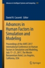 Image for Advances in Human Factors in Simulation and Modeling