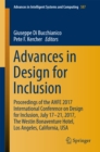 Image for Advances in Design for Inclusion: Proceedings of the AHFE 2017 International Conference on Design for Inclusion, July 17-21, 2017, The Westin Bonaventure Hotel, Los Angeles, California, USA : 587