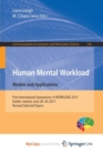 Image for Human Mental Workload: Models and Applications
