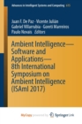 Image for Ambient Intelligence- Software and Applications - 8th International Symposium on Ambient Intelligence (ISAmI 2017)