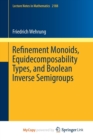 Image for Refinement Monoids, Equidecomposability Types, and Boolean Inverse Semigroups