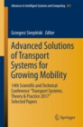 Image for Advanced Solutions of Transport Systems for Growing Mobility