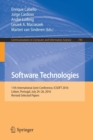 Image for Software technologies  : 11th International Joint Conference, ICSOFT 2016, Lisbon, Portugal, July 24-26, 2016, revised selected papers
