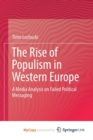 Image for The Rise of Populism in Western Europe