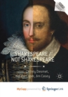Image for Shakespeare / Not Shakespeare