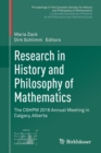Image for Research in History and Philosophy of Mathematics : The Cshpm 2016 Annual Meeting in Calgary, Alberta